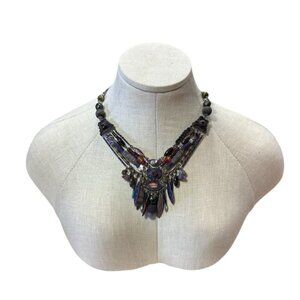 Ayala Bar Purple + Grey Necklace